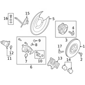 Volvo Brake Hydraulic Hose - Genuine Volvo 31658255