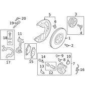 Volvo Brake Dust Shield - Genuine Volvo 31665558