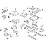 Volvo Seat Motor - Genuine Volvo 32206029