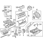 Land Rover Engine Timing Cover - Genuine Land Rover LR157779