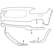 Volvo Radiator Support Air Deflector - Genuine Volvo 32227207