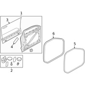 Volvo Door Seal - Genuine Volvo 32229216