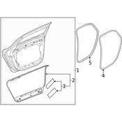 Volvo Door Seal - Genuine Volvo 32229229