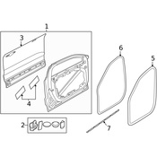 Volvo Door Seal - Genuine Volvo 32229249