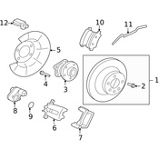 Volvo Brake Hydraulic Hose - Genuine Volvo 32246096