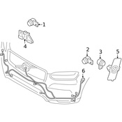 Volvo Parking Aid System Wiring Harness - Genuine Volvo 32270737