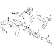 Volvo Instrument Panel Air Duct - Genuine Volvo 32277072