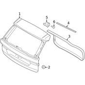 Volvo Hatch Seal - Genuine Volvo 31424468