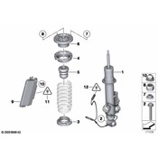 BMW Coil Spring Insulator - Genuine BMW 33536866783