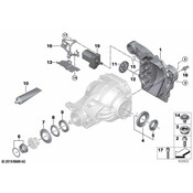 BMW Differential Carrier Support Heat Shield - Genuine BMW 33107934506