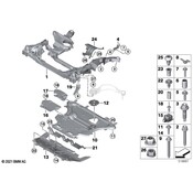 BMW Mud Guard - Genuine BMW 31106880578