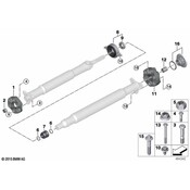 BMW Drive Shaft Flex Joint (Guibo) - Genuine BMW 26118832852