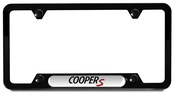 MINI S Slimline License Plate Frame (Black) - Genuine MINI 51805A5CFA6
