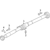 Porsche Drive Shaft Bolt - Genuine Porsche 90037817601