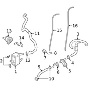 Porsche Vacuum Hose - Genuine Porsche 90091800540