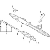 Porsche Rack and Pinion Bellow Clamp - Genuine Porsche 95534764500