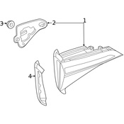 Volkswagen Tail Light Assembly - Genuine VW 17A945093B