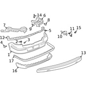 VW Valance Panel - Genuine VW 1J5807521DB41
