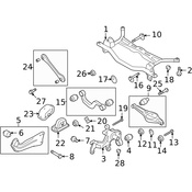 Audi VW Trailing Arm - Genuine VW Audi 1K0505224K