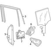 Volkswagen Window Regulator - Genuine VW 2GJ839461