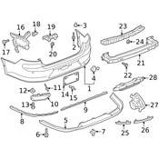 Volkswagen Tow Eye Cap - Genuine VW 3G8807441GRU