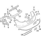 Porsche Tow Eye Cap - Genuine Porsche 97050580300G2L