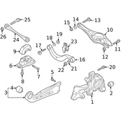 Volkswagen Suspension Knuckle - Genuine VW 3Q0505435M