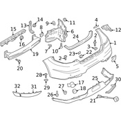 Porsche Tow Eye Cap - Genuine Porsche 970505803031E0