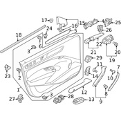 Volkswagen Trunk Lid Release Switch - Genuine VW 561959831REH