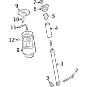 Porsche Shock Absorber Bellows - Genuine Porsche 971512137