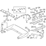 Volkswagen Roof Opening Trim - Genuine VW 5C3898245
