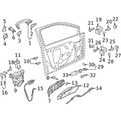 VW Door Lock Assembly - Genuine VW 5GM837016C