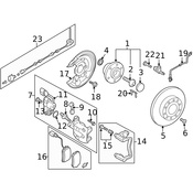 VW Brake Hose - Genuine VW Audi 5N0611775B