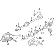 Porsche CV Joint Clip - Genuine Porsche 99904104901