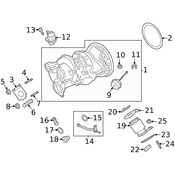 Porsche Exhaust Manifold Gasket - Genuine Porsche 9A725323210
