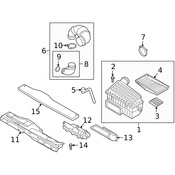 Audi VW Engine Air Duct Clamp - Genuine VW Audi N90952501