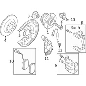 VW Washer Clamping Ring - Genuine VW WHT007128A