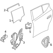 Porsche Window Regulator - Genuine Porsche PAD839462A