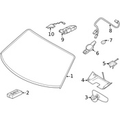 Porsche Rain Sensor - Genuine Porsche PAD955559
