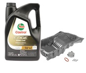 VW Oil Pan Kit with 5W30 Oil - Castrol 06B103601CA