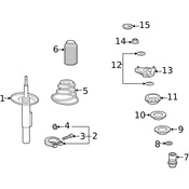 Porsche Hexagon Bolt - Genuine Porsche 90037811101