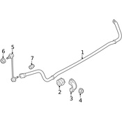 Porsche Rear Anti-roll bar - Genuine Porsche 99133370180