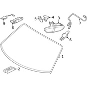 Porsche Rain Sensor - Genuine Porsche 99161510801