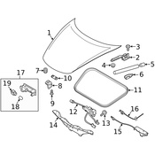 Porsche Cargo Area Light - Genuine Porsche 99163202000