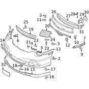 Porsche Tow Eye Cap - Genuine Porsche 99750570301G2X