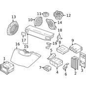 Porsche Speaker - Genuine Porsche 99764503500