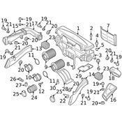 Audi Engine Air Intake Hose - Genuine Audi 420133385E