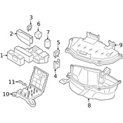 Audi VW Fuse Holder - Genuine Audi VW 4G0937501