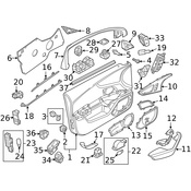 Audi Door Stop - Genuine Audi 4G8860385