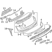 Audi Tow Eye Cap - Genuine Audi 80A807441DGRU